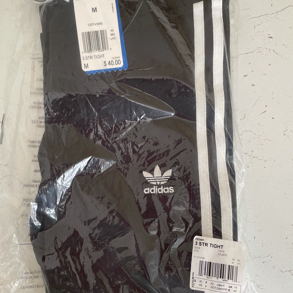 NWT Adidas CLASSICS 3-STRIPES TIGHTS